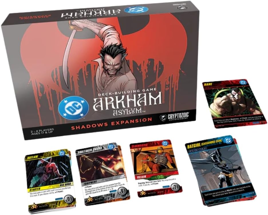 Cryptozoic Entertainment DC Deck-Building Game: Arkham Asylum Shadows Expansion