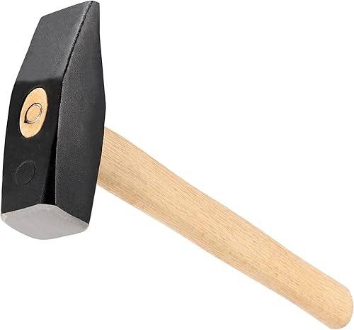 Miniatura 5 de Martillo de cruz de 3 libras, martillo de herrero de 3 libras con mango de madera para metalurgia, maquinistas e ingenieros