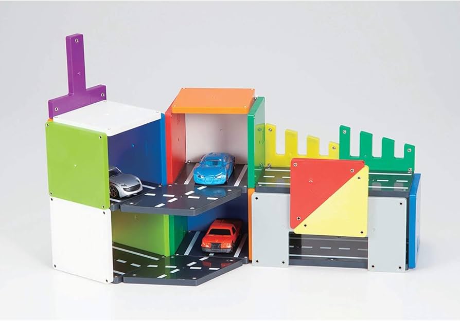 ピタゴラスピープル へんしんロードガレージワールド 知育 61uinvWNPnL._AC_UF894,