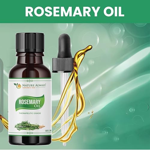 Miniatura 8 de Aceite esencial de romero, sin OMG, libre de crueldad, ideal para cuidado de la piel, cuidado del cabello, aromaterapia, aceite de masaje y