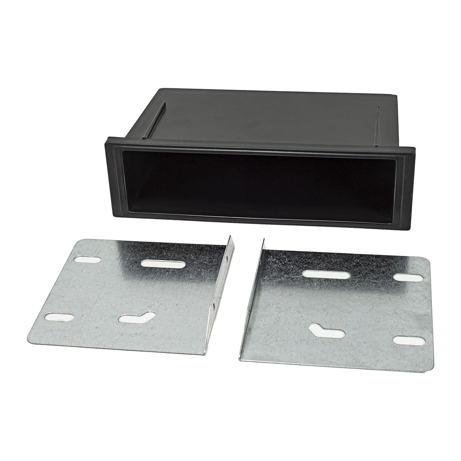 tomzz Audio 2439-003 Doppel DIN Radioblende kompatibel mit Opel Vivaro B ab 2014 Renault Trafic III ab 2014 FIAT Talento ab 2016 schwarz Klimaanlage manuell