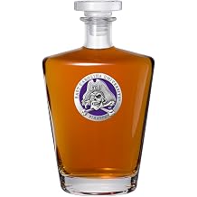 Heritage Pewter ECU Pirates Royal Decanter Container | 30 OZ Glass container | Expertly Crafted Pewter Glass