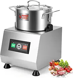 Multiprocessador Alimentos, Processador de Alimentos 220V, 400W, Picador de Legumes 3L, Construção em Aço Inoxidável, 1500 RPM, Picador Universal para Legumes, Carne, Restaurantes e Cozinhas