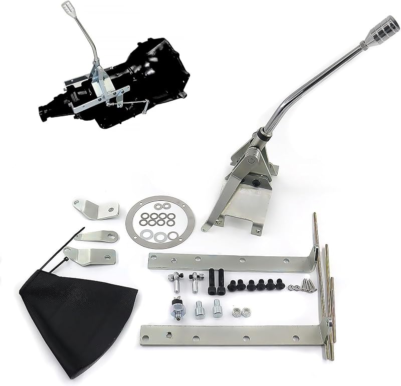 Kit completo de alavanca de câmbio 12" RJSPHH para transmissão automática GM TH350 – 1 unidade