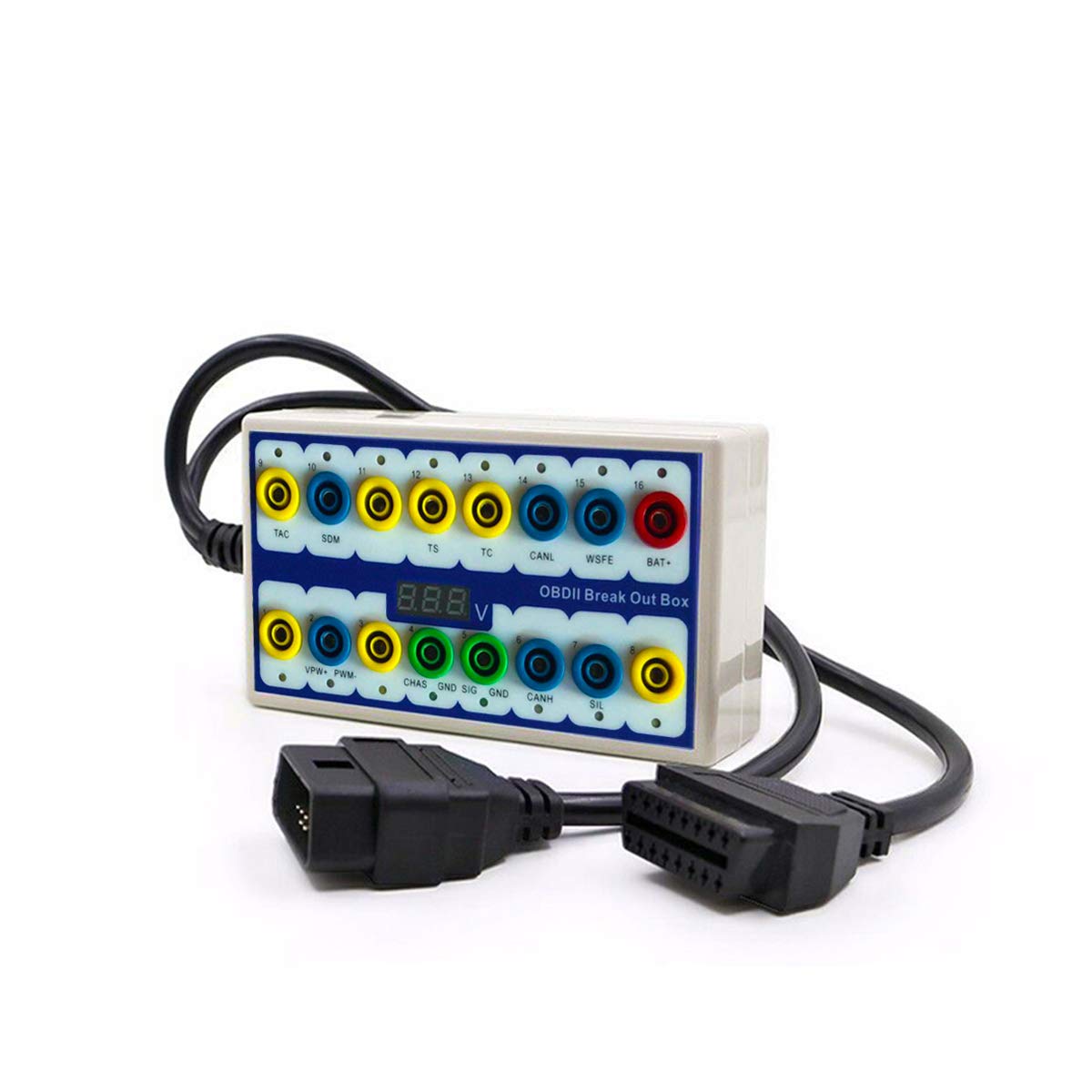 OBDII Diagnosis Scan Tool Protocol Detector ? Break Out Box OBD Diagnostic Tool OBD line Signal Text car Fault Diagnostic Tool