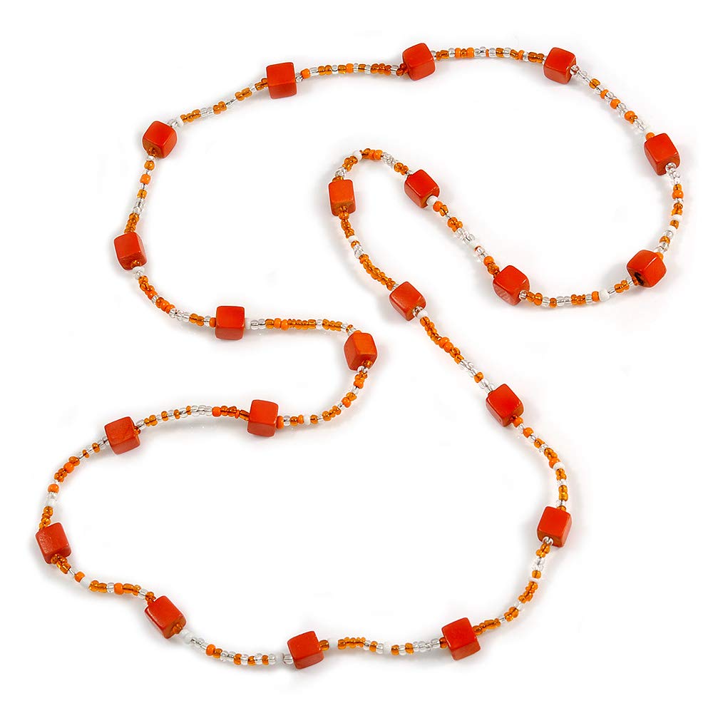 Collana Lunga Madreperla (Marrone -perlina Oro ) pietre Dure,perle cristalli da donna