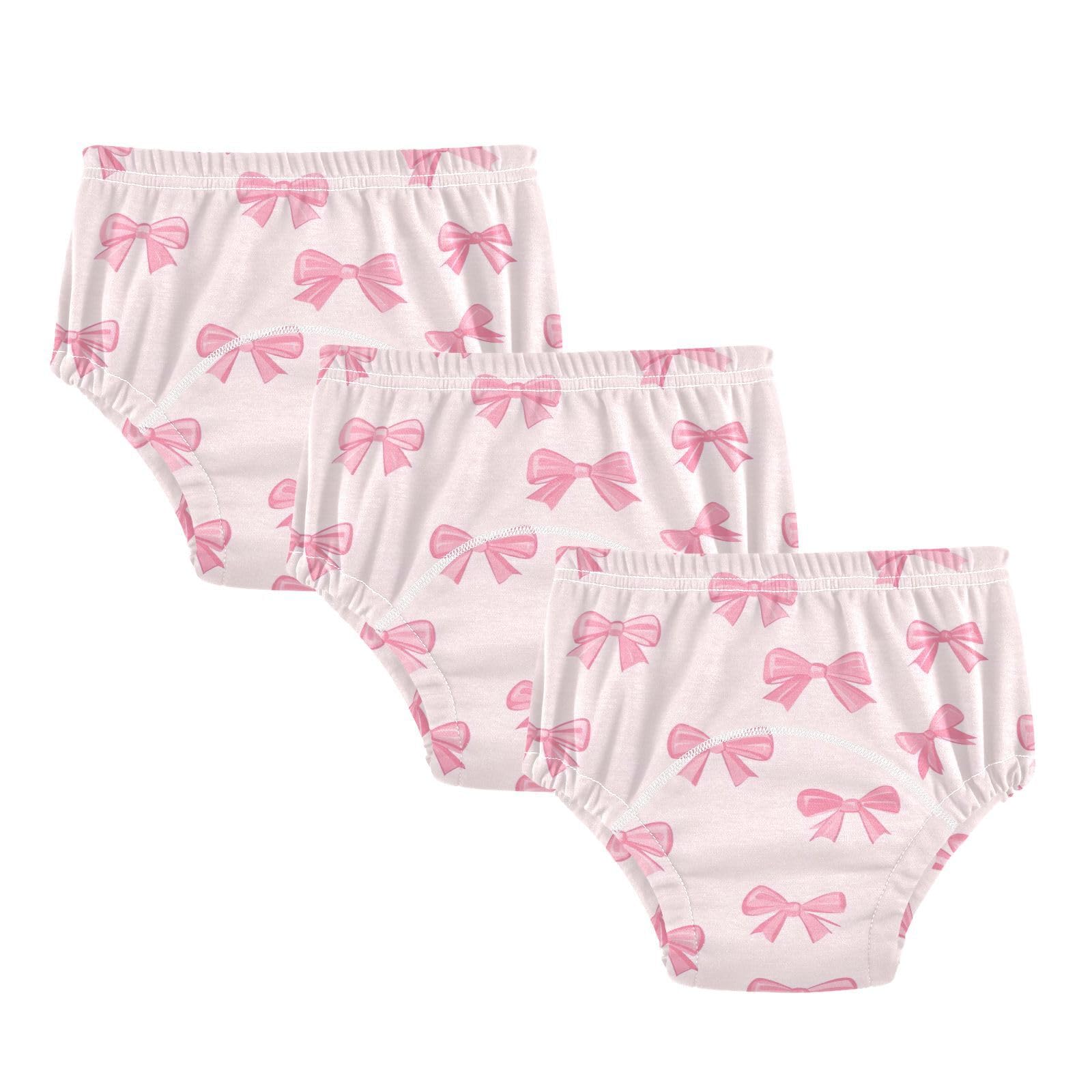 Coikll Bow Tie Toddler Training Underwear Waterproof Baby Pee Pants -4T