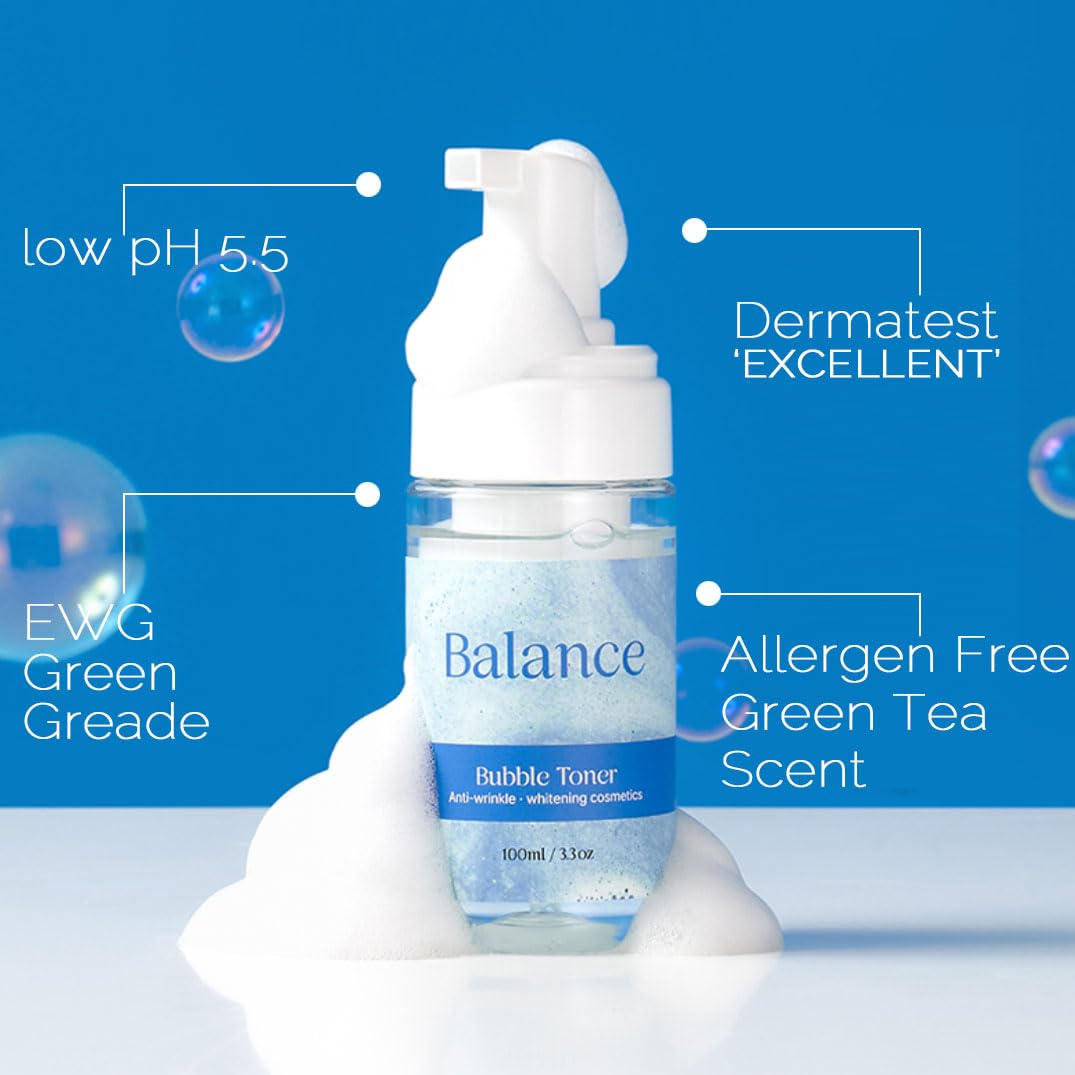 Amazon.com: RiRe Balance Bubble Skin Care Toner for Face 3.3oz