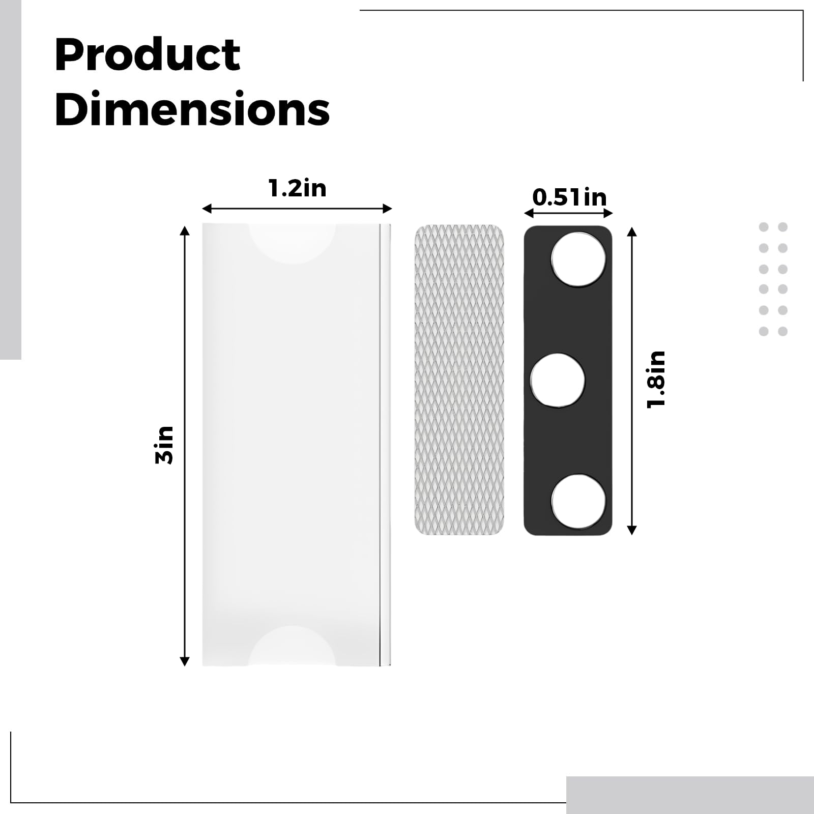 Kit de 30 porte-noms à fixation métallique, porte-noms acryliques transparents avec supports auto-adhésifs pour badge, 3 pierres aimantées en néodyme, pour bureau, réunions, conférences