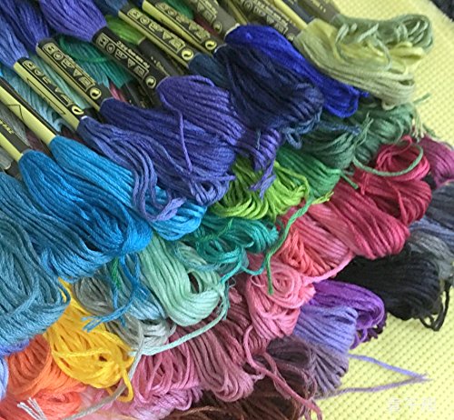 Embroidery Floss, Cross Stitch Thread For Sewing And Hand Craft Embroidery | Suitable For Bracelet Thread Making | Set Of 447 Skeins Rainbow Color Cotton Strings #TOP2