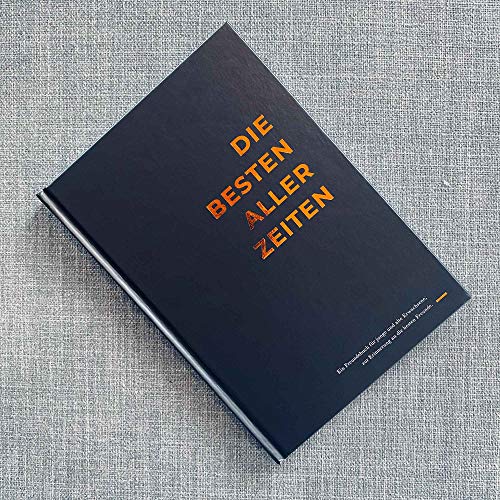 Preisvergleich Produktbild Freundebuch für Erwachsene »Die Besten aller Zeiten« / Edition Kupferfolie