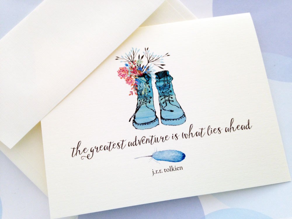 Note Cards, Stationery, Congratulations Card, Graduation