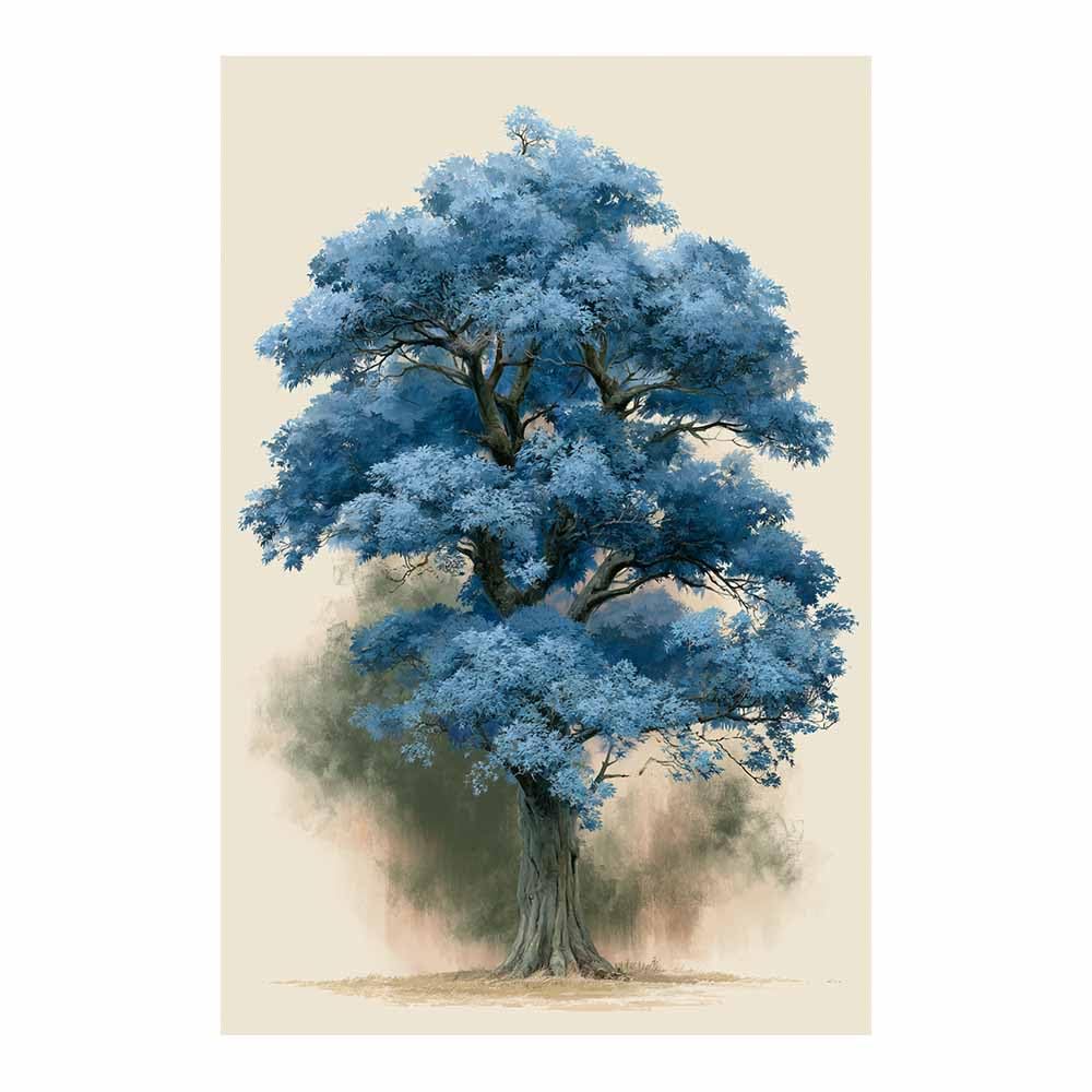 XENIOU Tree Of Life Four tone art tree canvas painting wall art, Living Room Bedroom Hallway Stairs Decoration.(Multicolor)-80x120cm Unframed