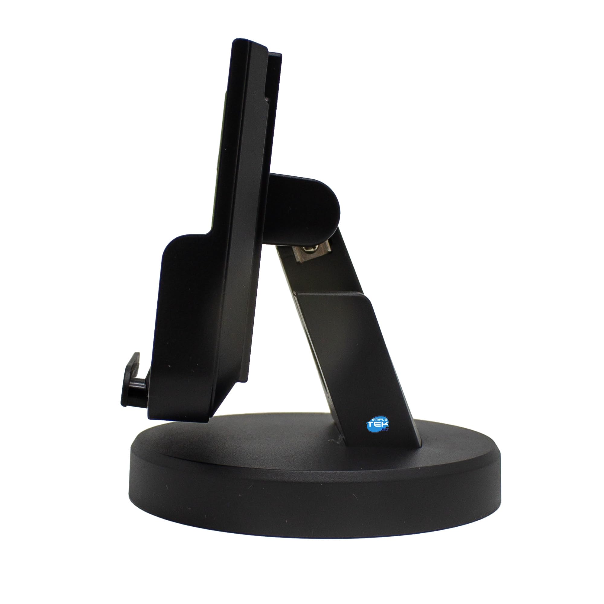 SIMPLETEK – Supporto per lettori smartcard compatibile con ACR1222L-D1 | Ufficio, Stand, Regolabile, Supporto, Fissaggio Sicuro, Design, Verticale, Stabile, Sicuro, Base per lettore, Inclinabile