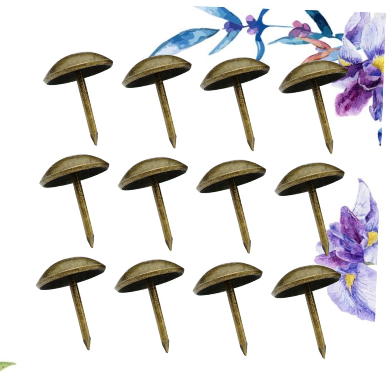 LIFKOME Unique Antique Bronze Nails Round 10x15mm Enhance Your Furniture Decor No Burr