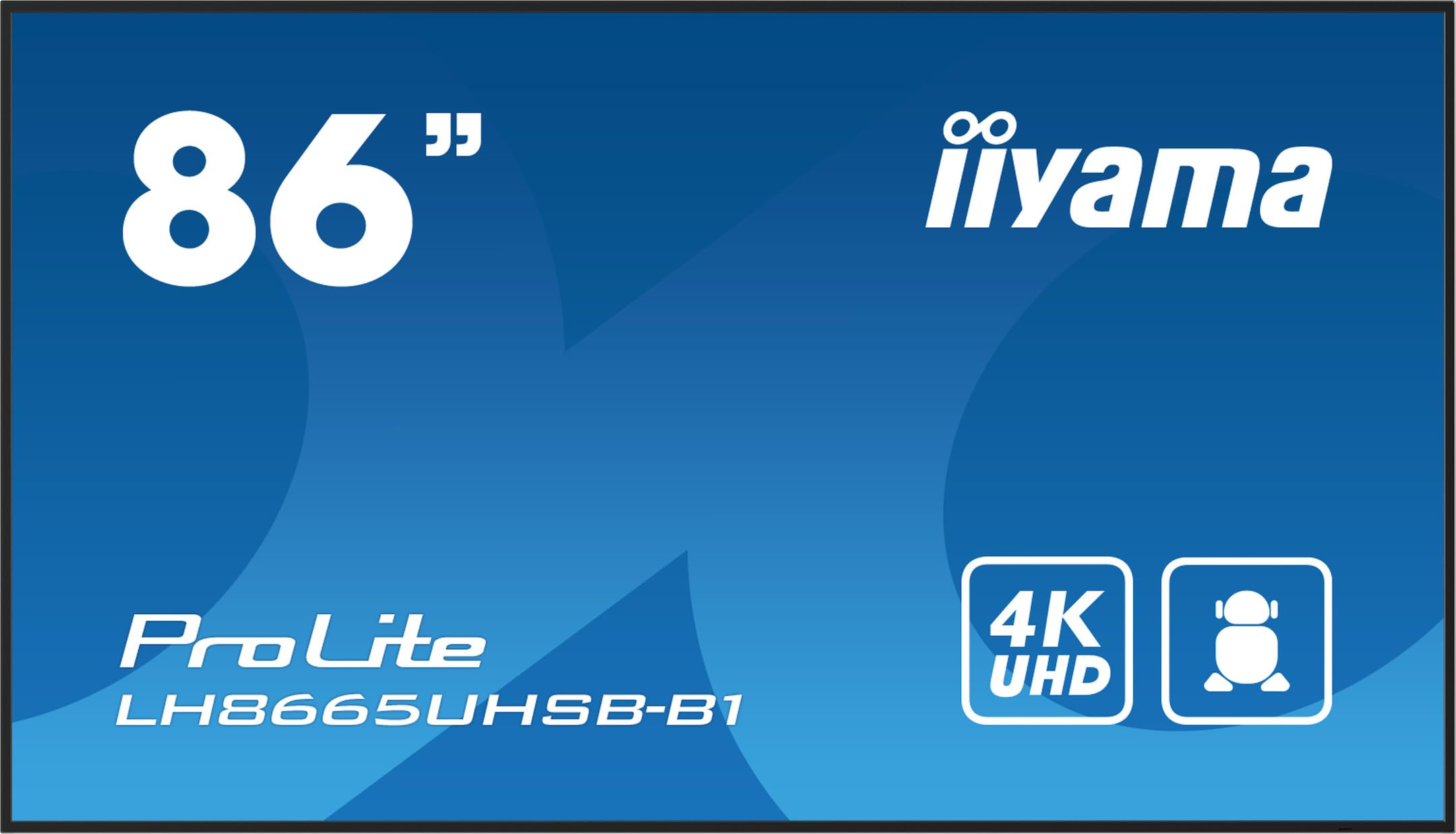 Iiyama Dis Public 86 LH8665UHSB-B1 UHD