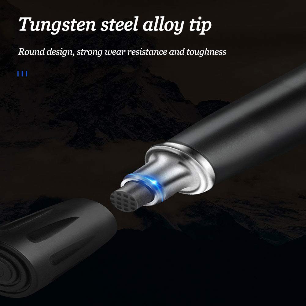 ? 5-sekcyjny zestaw kijków trekkingowych, lekki, składany, regulowany aluminiowy teleskopowy kijek narciarski z uchwytem Nordic Walking Sticks Para Trek Carry Bags for Women Men Seniors (dwi