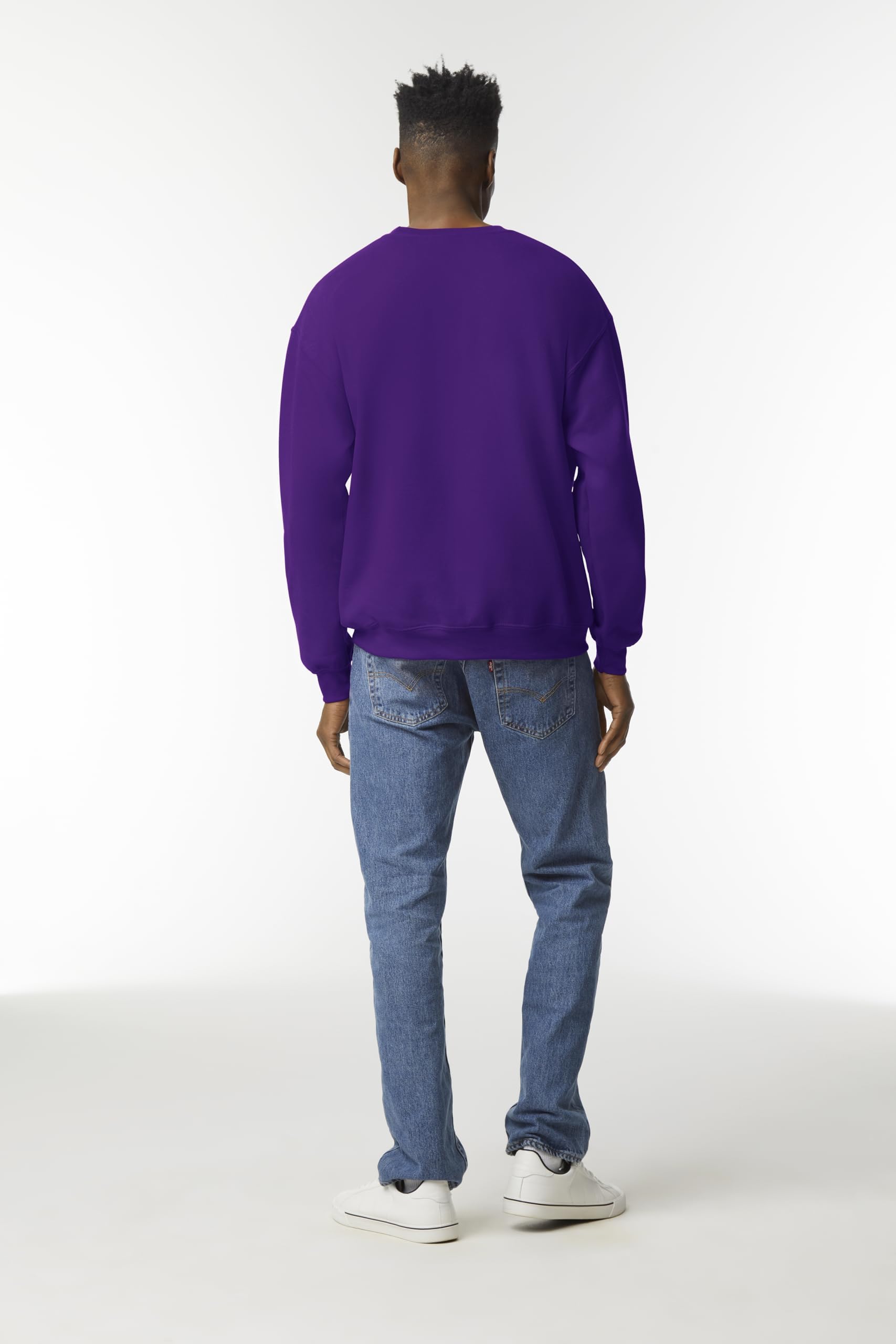 Sweat Homme sans Capuche Col Rond en Coton Tailles S à 5XL