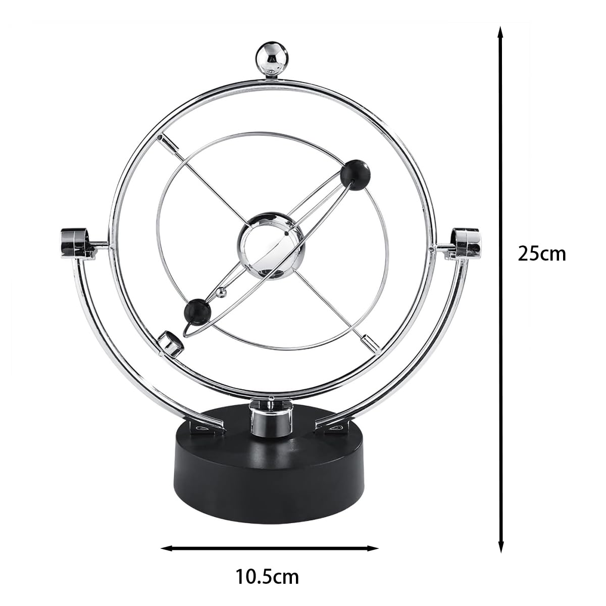 Giroscopio Pendolo di Newton Orbita Celeste Moto Perpetuo Moto Perpetuo Adatto per Orbita di Movimento Decorazione da Tavolo