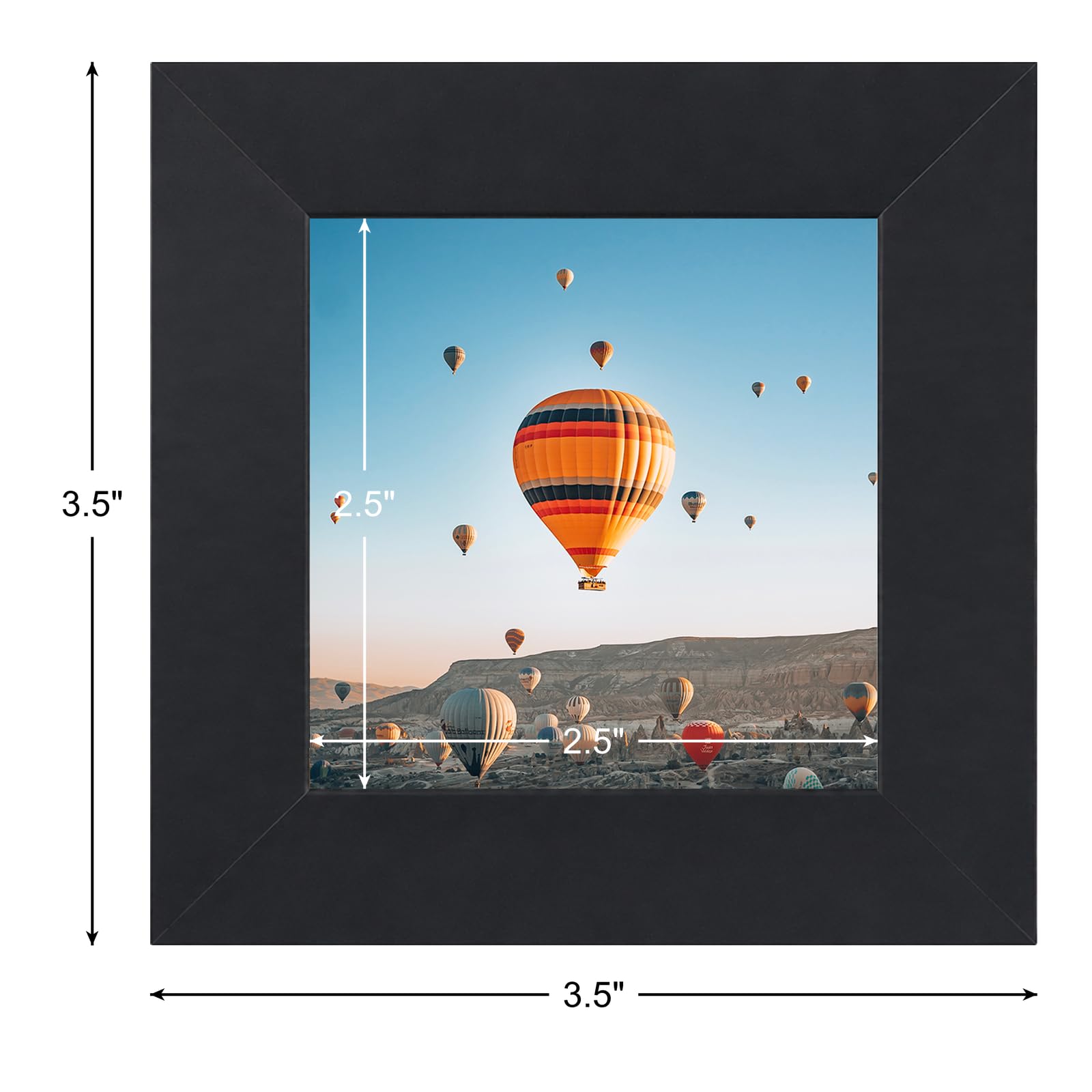 Amazon.com - JCJMY 3x3 Picture Frame Black for Tabletop, 3 x 3