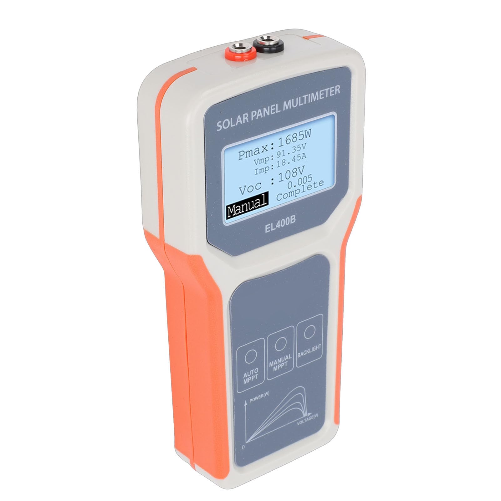 Pissente Multimetro Fotovoltaico, Tester Per Pannelli Solari Con Rilevamento MPPT Per Misurazione Della Tensione Di Corrente Del Pannello Fotovoltaico, Display LCD, Protezione Inversione Di Polarità