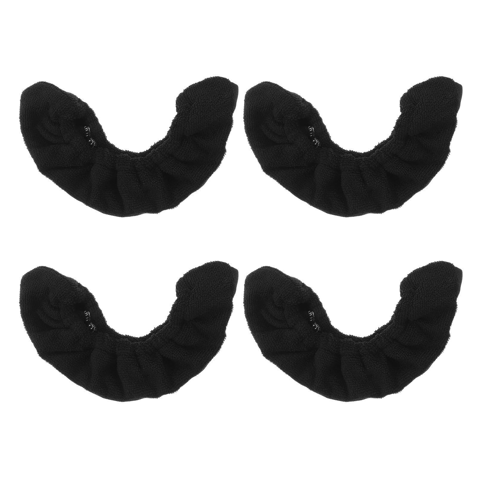 Schlittschuh Kufen Schoner 2 Paar Mikrofaser Schwarz für Erwachsene