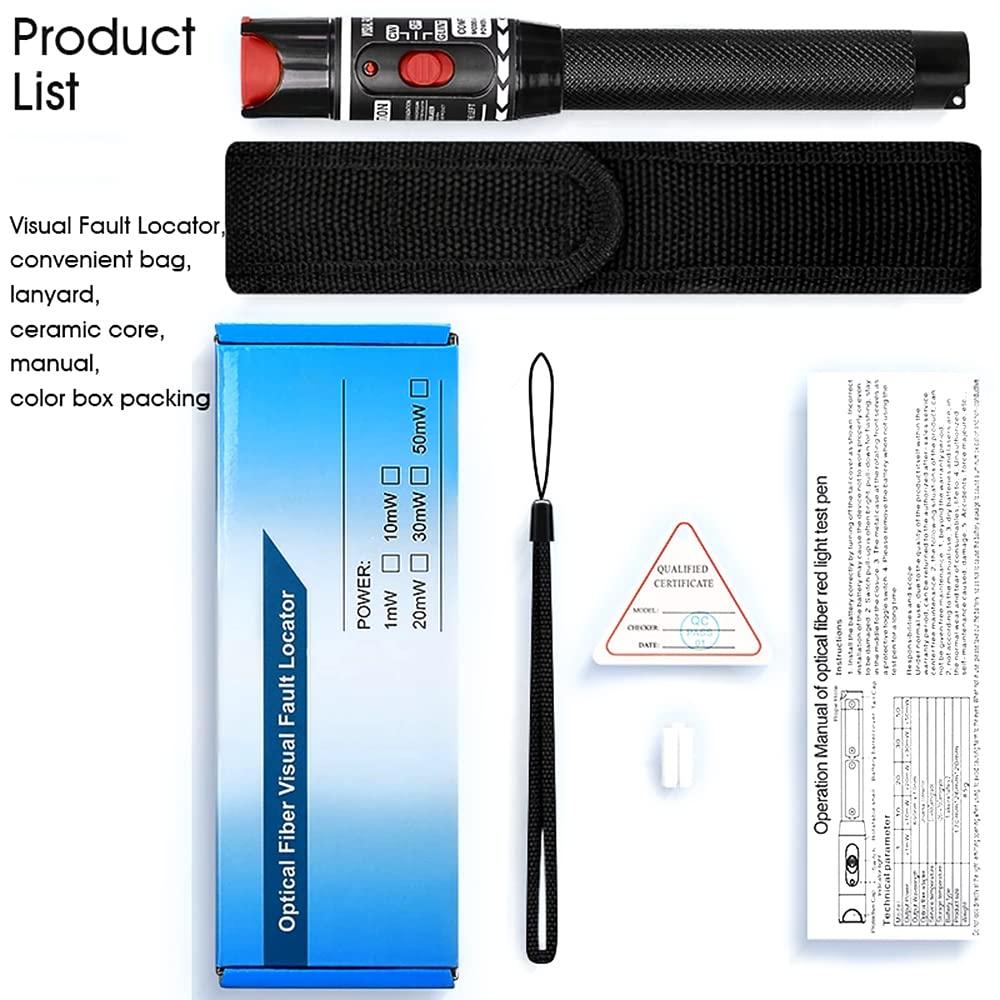 YOSOO Testeur De Câble à Fibre Optique Compteur De Puissance Optique