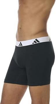 adidas Men's Stretch Cotton Boxer Brief Underwear (3-pack) Underwear (pack of 3)