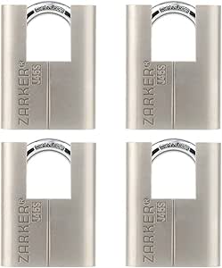 MroMax 3Pcs D-Shape Hardened Padlock 50mm Steel Keyed Alike For Tcontainer Storages Warehouses Vehicles Outside Places Have Bad Conditoin Of Weather Silver Tone - View #11