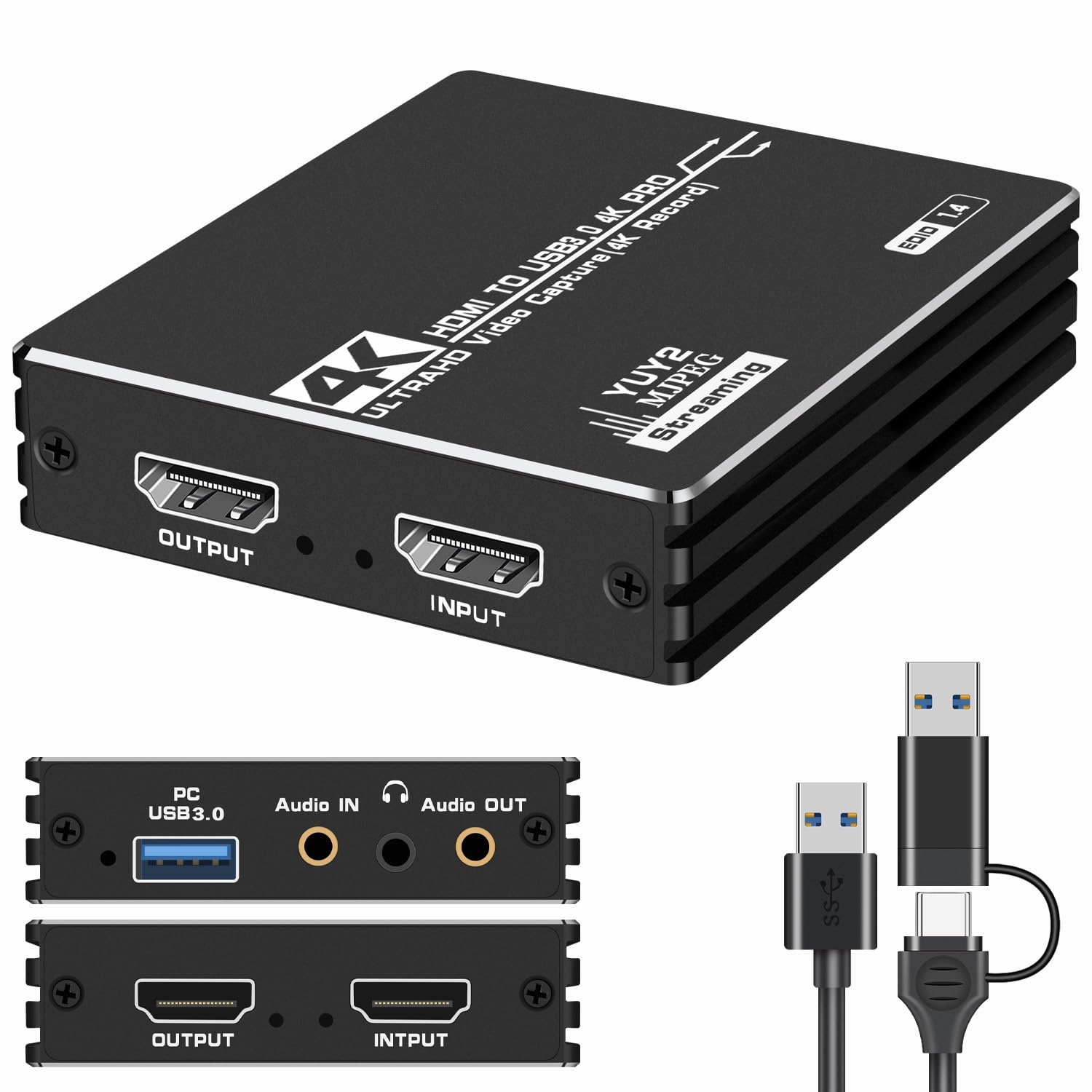 HDMIキャプチャーボード　4Kパススルー対応 Amazon.co.jp: ビデオゲームキャプチャーボード HDMI 4K