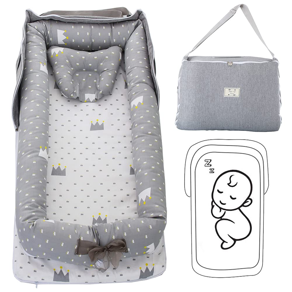 Buy Abreeze Baby for Bed Bedside Cribs Dots Baby Lounger