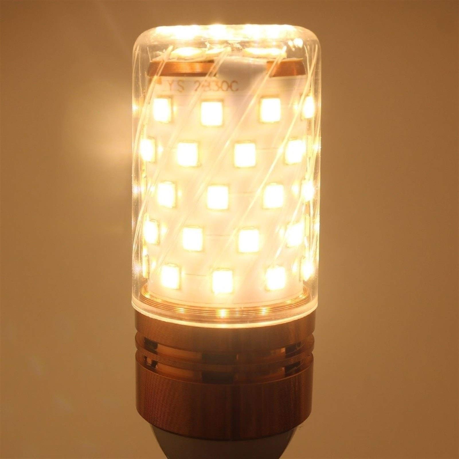 Baja Tensión Bayoneta B22 LED iluminante 24v 10W, Blanco cálido/Blanco frío, 60SMD 2835 Larga Vida Bombillas LED, AC/DC 24-60V [energética Clase A ++] 10-Pack (Color : Warm Wite)