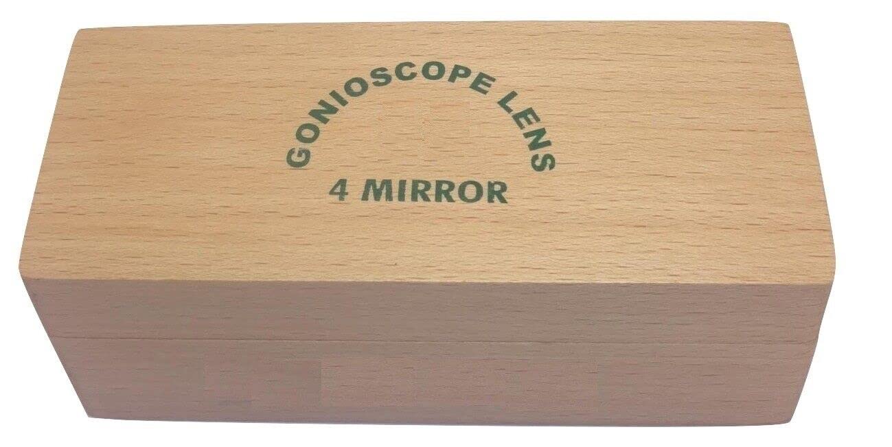 Sainio Lot de 4 verres miroir pour gonioscope avec poignée