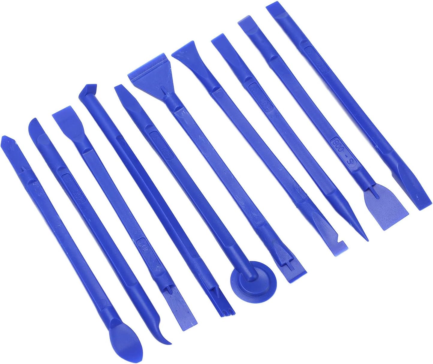 Fafeicy 100PCS Universal Opening Pry Tool Kit Spudger Stick Set with 2-End ABS Plastic Pry Tools for Smartphone Laptop Tablet Electronics Repair (Blue) image 2