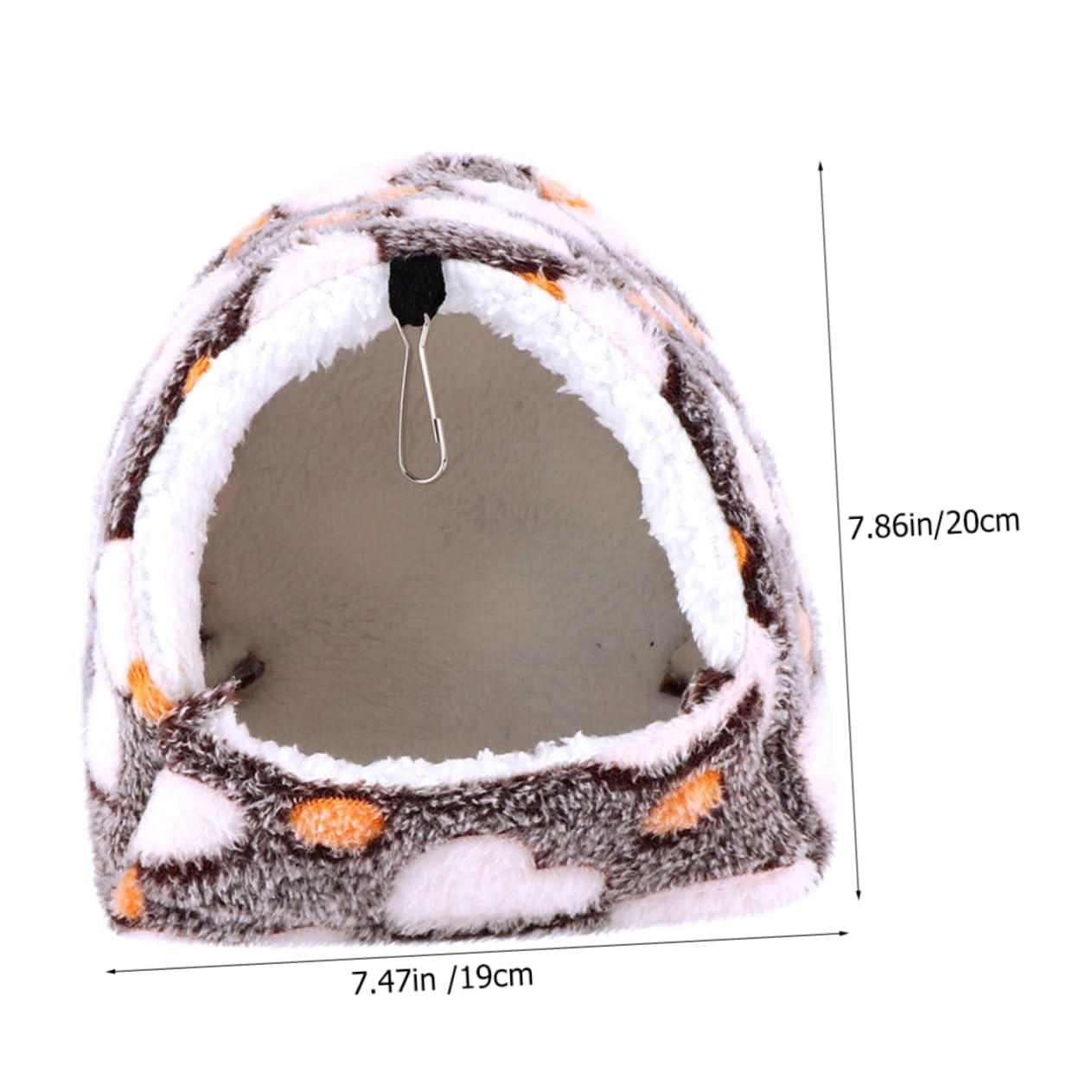 SUPVOX 5piezas Hamster Hammock Colgante De Invierno para Cama Acolchada y Cálida con Ganchos para Hámsters y Roedores Diseño De