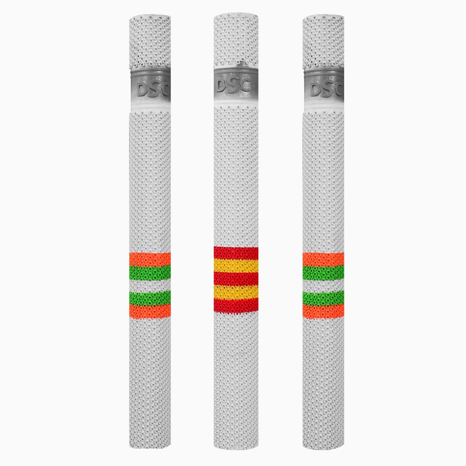 DSC Octopus Mix Colored Cricket Bat Grip | Farbe: Multicolor | Größe: Einheitsgröße | Material: Gummi | 3er-Pack | Für Männer und Jungen | Leichtgewicht | Bessere Kontrolle | Weiches Griffgefühl
