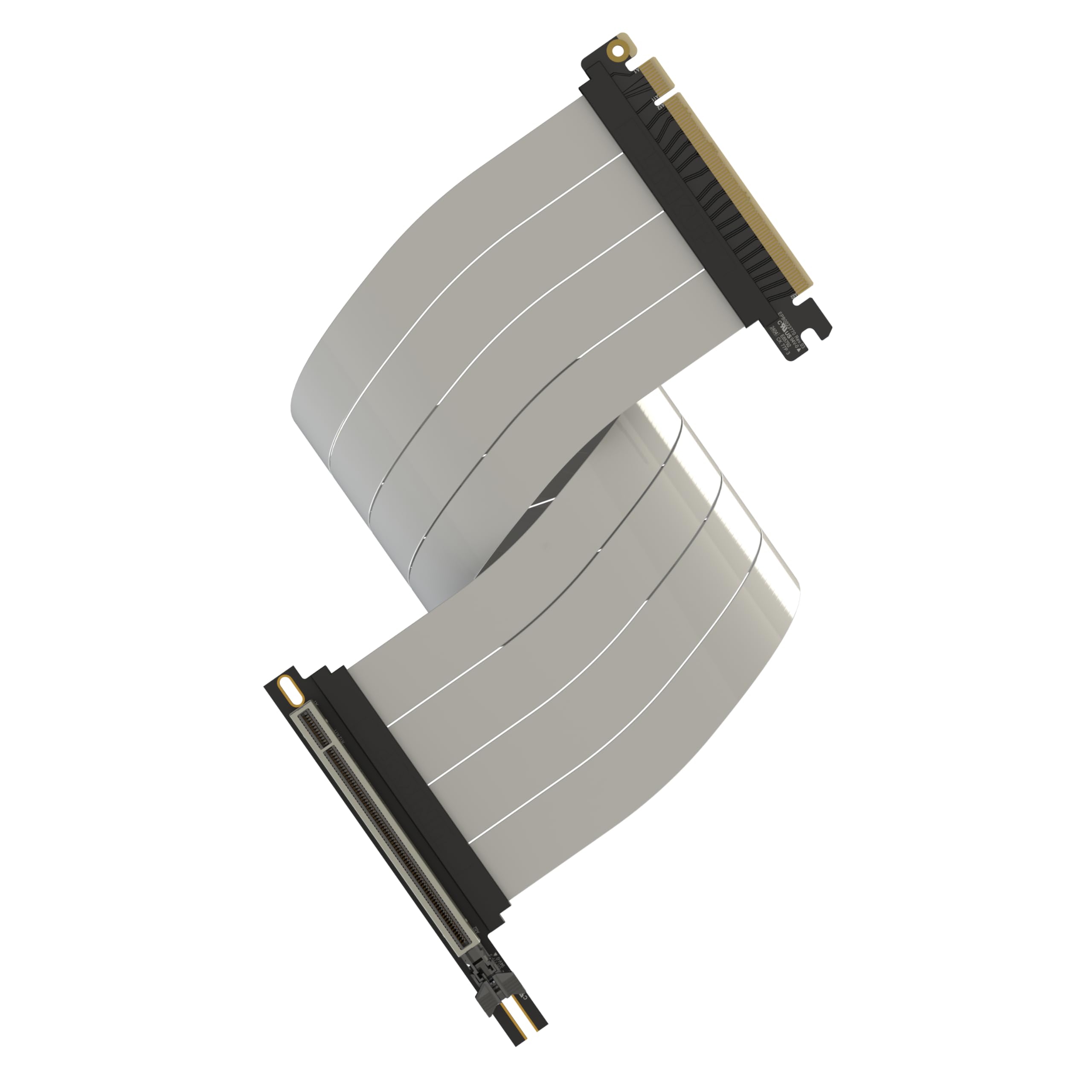 LINKUP PCIE 5.0 Riser Cable | for Vertical GPU Mount | Right Angle | Graphics Card GPU Ready | Usable with PCIe 4.0 &amp; RX 9070/ RTX5090 | 50cm (Total Length: 54cm)