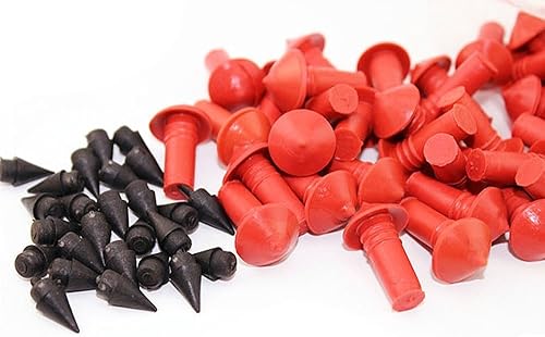 Miniatura 2 de TESWNE 80 tapones para neumáticos de bolsillo para reparación de neumáticos, bala de goma (0.283 in)