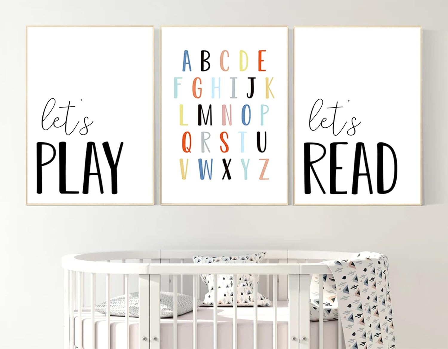 Amazon.com: Kids Playroom Wall Art Playroom Wall Decor UNFRAMED, Kids ...