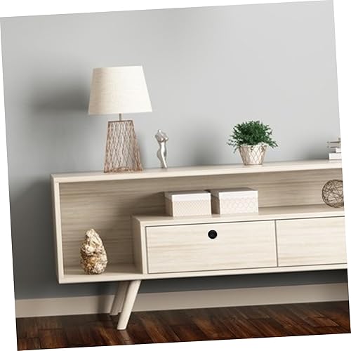 Miniatura 3 de RUNROTOO Manija de cajón de madera con un solo agujero, manijas de puerta negras, manijas de puerta negras, manijas de puerta negras, manija de arco