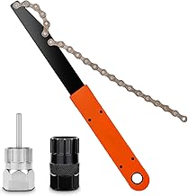 TBoonor Kettenpeitsche und Abzieher Set，Fahrrad Kettenpeitsche，Ritzelabnehmer，Cassette Lockring Tool，Kassettenabzieher，geeignet für Kassetten-Kranz