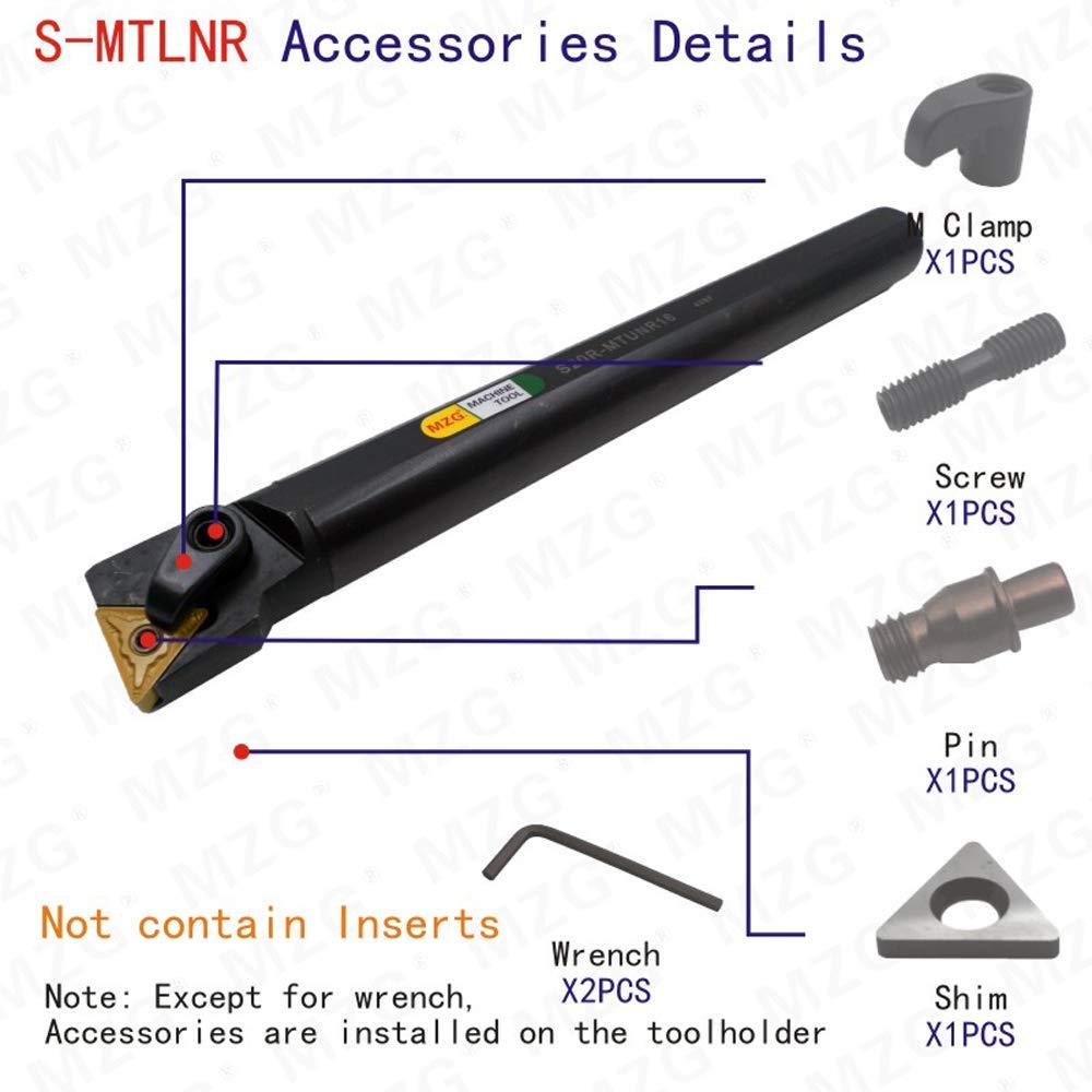 Torneado CNC Portaherramientas Barra de 18 mm TNMG Carburo Inserto Cortador