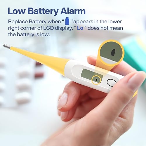 Miniatura 7 de Boncare Termómetro Rectal Amarillo