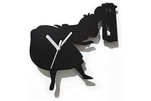 Alice looking through the keyhole Wall Clock