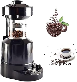 Electric Coffee Bean Roaster, 2100W Automatic Air Coffee Roasting Machine, Adjustable Time, Cold/Hot Air, Wind Speed and T...