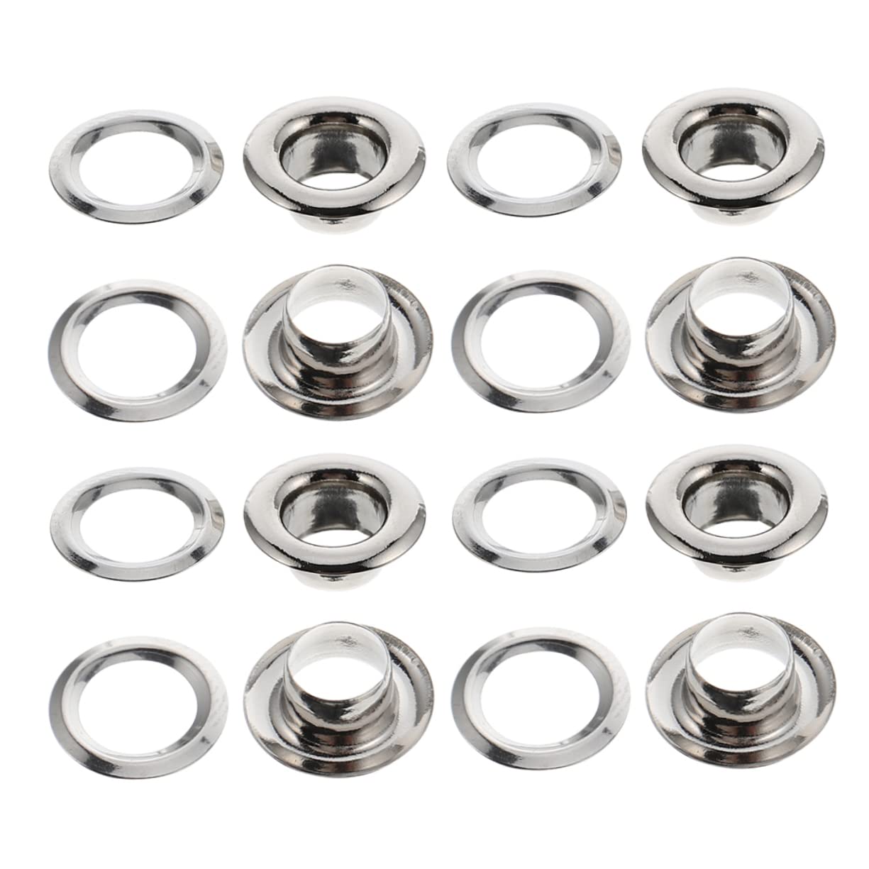 Yardenfun Curtain Grommets Eyelet Brass Material Easy Install Drapery Ring Accessories