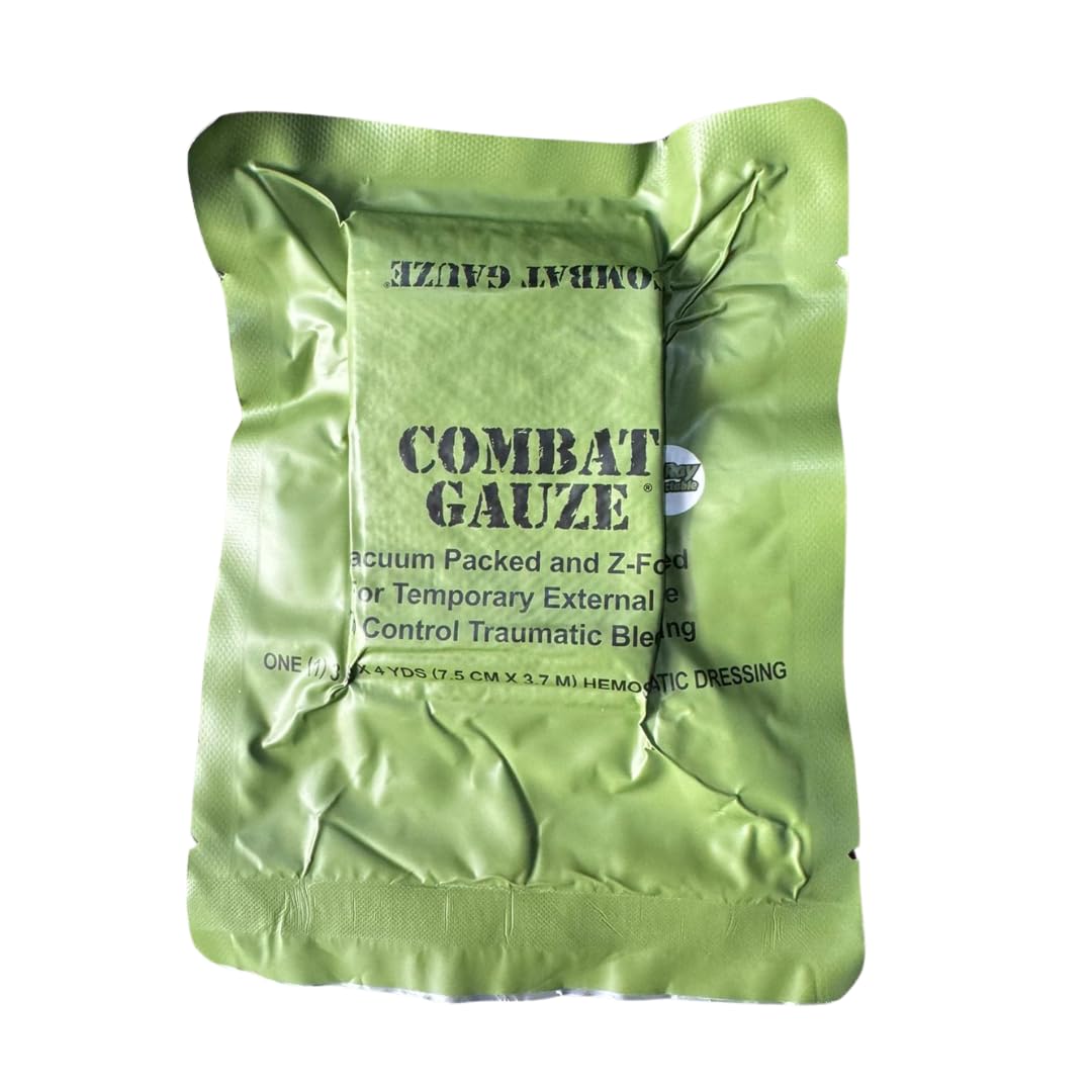 Combat Gauze Gaze Hemostática Primeiros Socorros Aph Tático