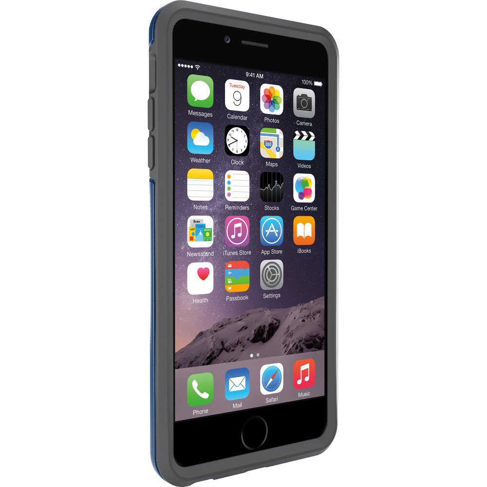 Amazon Com Otterbox Symmetry Series Case For Iphone 6 Plus 6s Plus 5 5 Version Retail Packaging Blue Print Ii Slate Grey Deep Water Blue Cell Phones Accessories