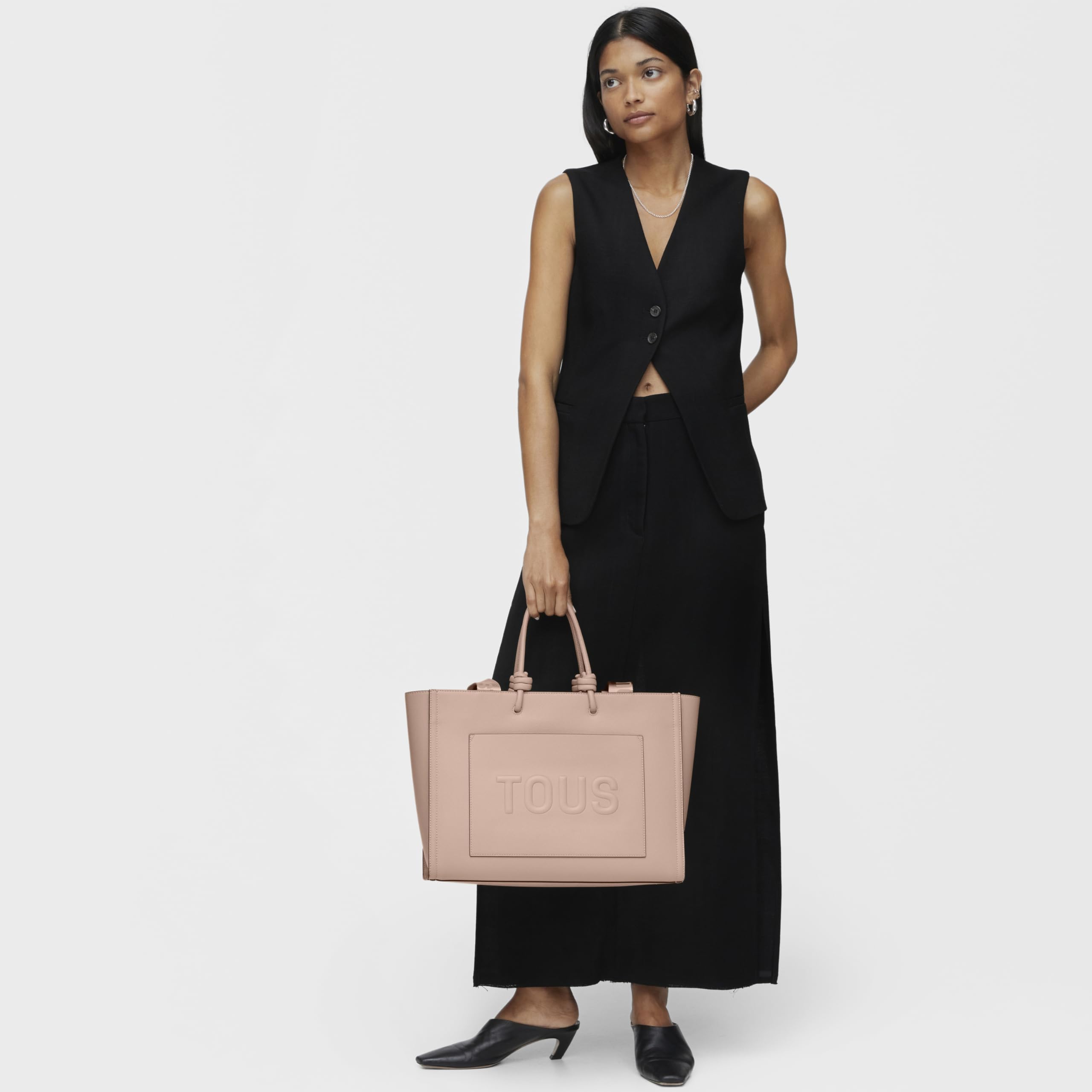 TOUS Damski Grande Topo Shopper Amaya Krecik New 395910104-012, wielokolorowy, wielokolorowa, jeden rozmiar