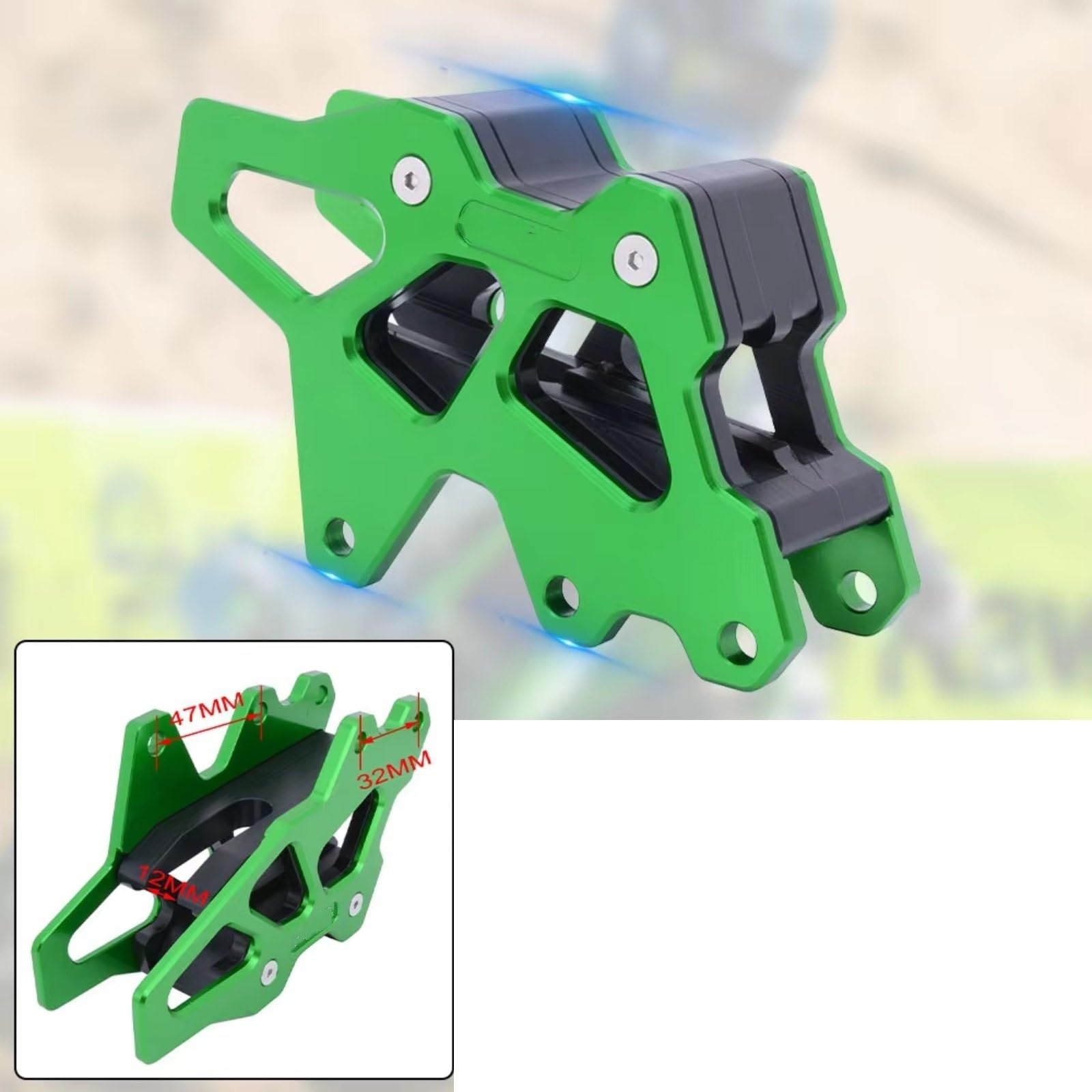 Moto Guida Catena Compatibile Con Per KX450F 2009 2010 2011 2012 2013 2014 2015 2016 2017 2018 Moto Catena Guida Guard Protector